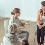 5 women participating in group coaching session